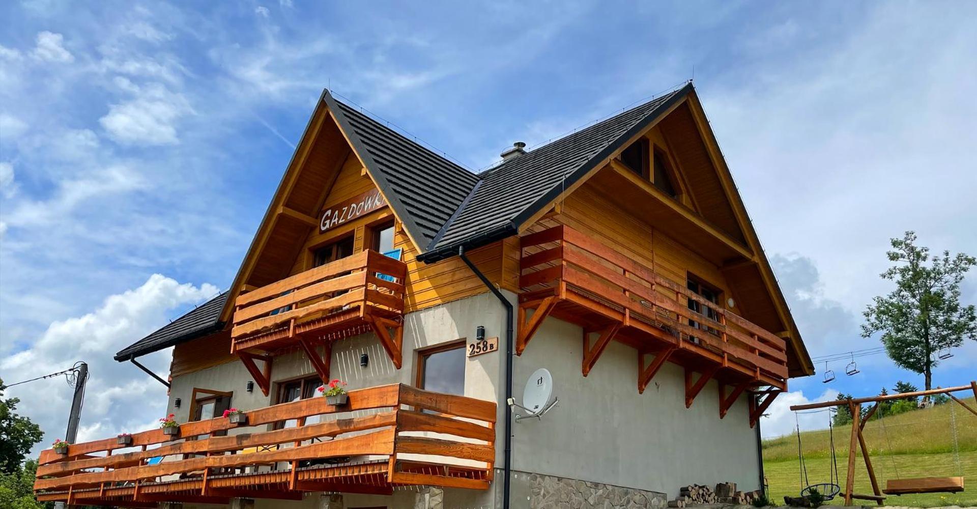 Villa Gazdowka Na Mosornym Groniu Zawoja Esterno foto