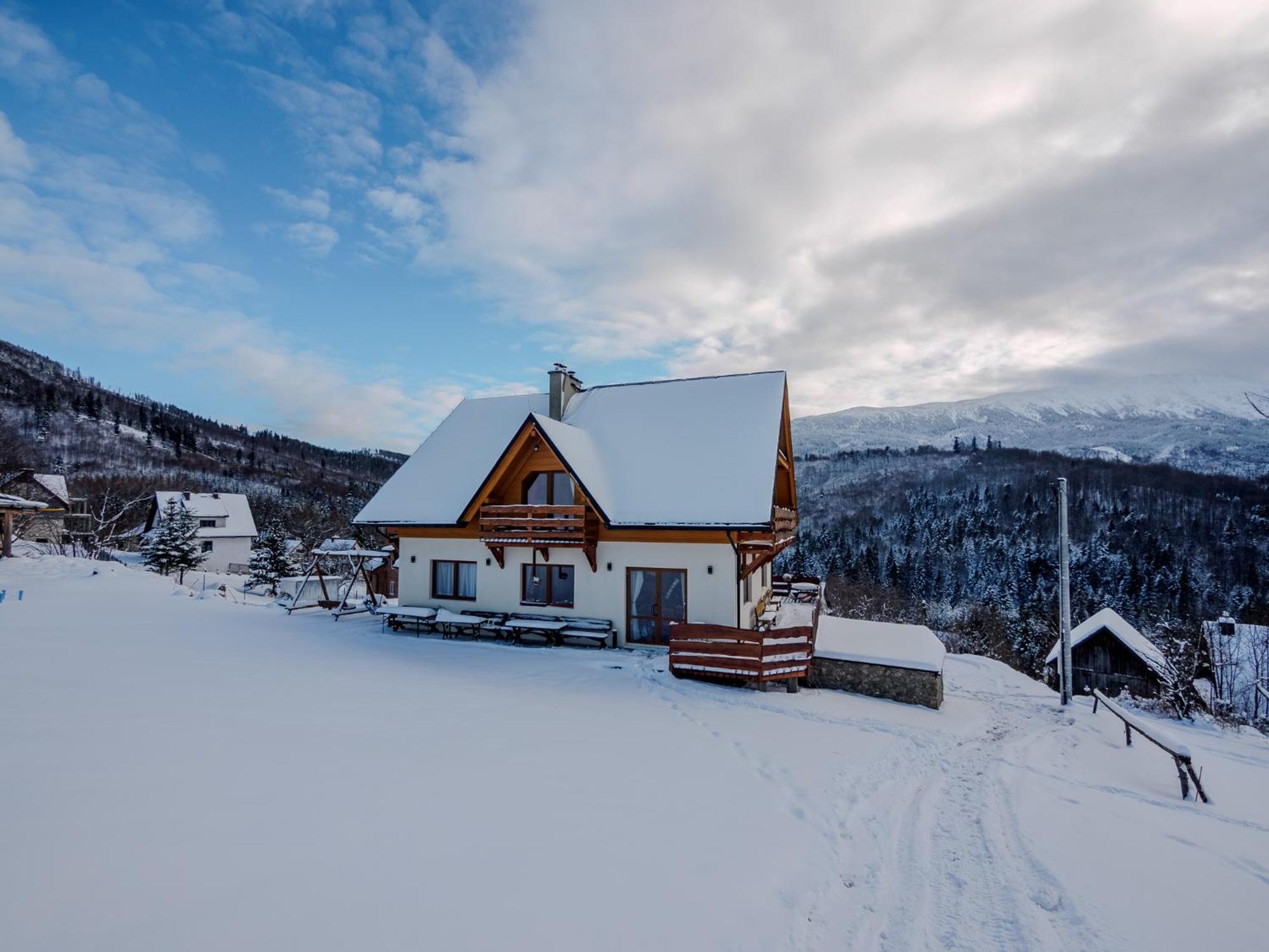 Villa Gazdowka Na Mosornym Groniu Zawoja Esterno foto
